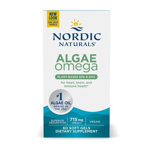 Algae Omega 60 soft gels - SDBrainCenter
