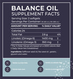 Balance Oil (Omega 6 & 3) 60 or 180 gel caps - SDBrainCenter