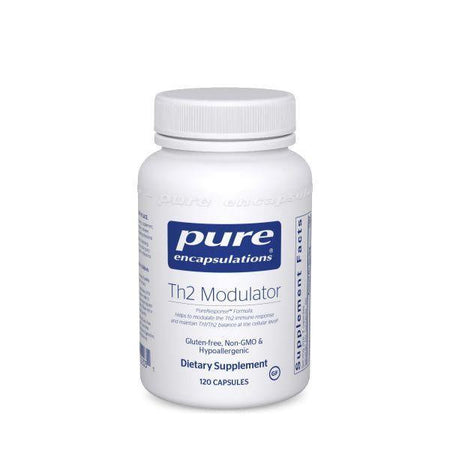 Pure Encapsulations Th2 Modulator dietary supplement bottle, 120 capsules, gluten-free