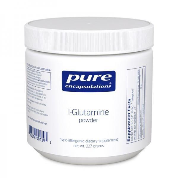 Pure Encapsulations L-Glutamine powder dietary supplement 227 grams container