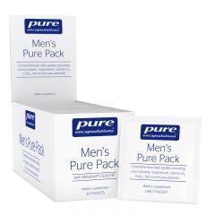 Men's Pure Pack nutritional supplement box and packets for men's health support