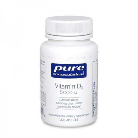 Vitamin D3 5000 iu's 120 caps - SDBrainCenter