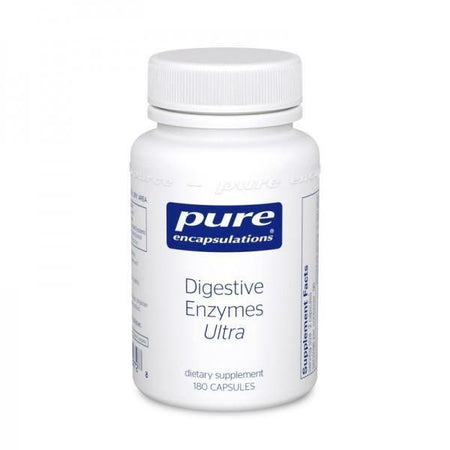 Pure Encapsulations Digestive Enzymes Ultra supplement bottle, 180 capsules