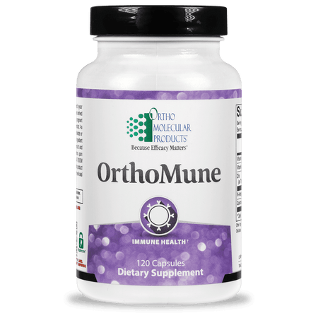 OrthoMune 120 capsules dietary supplement bottle for immune health support