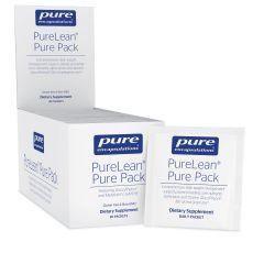 PureLean Pure Pack dietary supplement box with individual packet, white packaging
